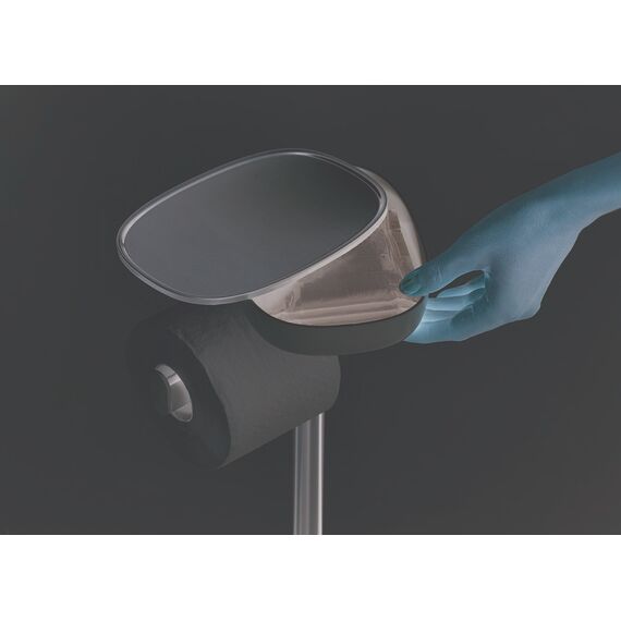 Набор держатель для туалетной бумаги с подносом EasyStore + ёршик для унитаза Flex™, Joseph Joseph, изображение 7