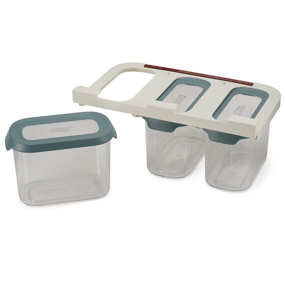 Набор из 3 подвесных контейнеров для хранения CupboardStore 1,3 л темный опал, Joseph Joseph