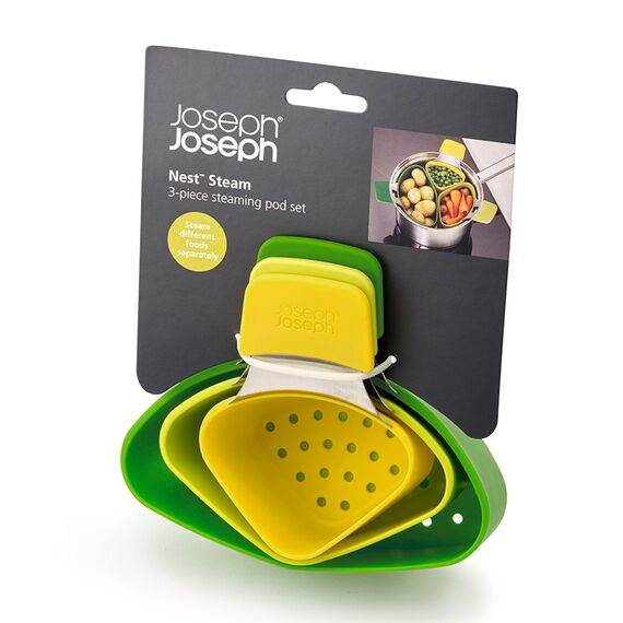 Набор из 3 пароварок для кастрюли Nest компактный, Joseph Joseph, изображение 6
