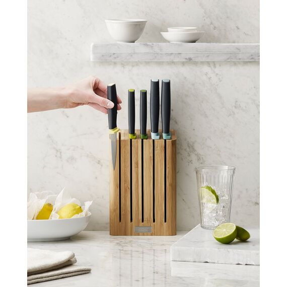Набор ножей Elevate™ Knives Bamboo в подставке из бамбука, Joseph Joseph, изображение 5