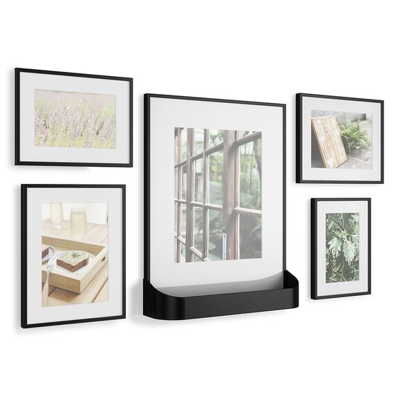 Набор из 5 фоторамок черный, Umbra
