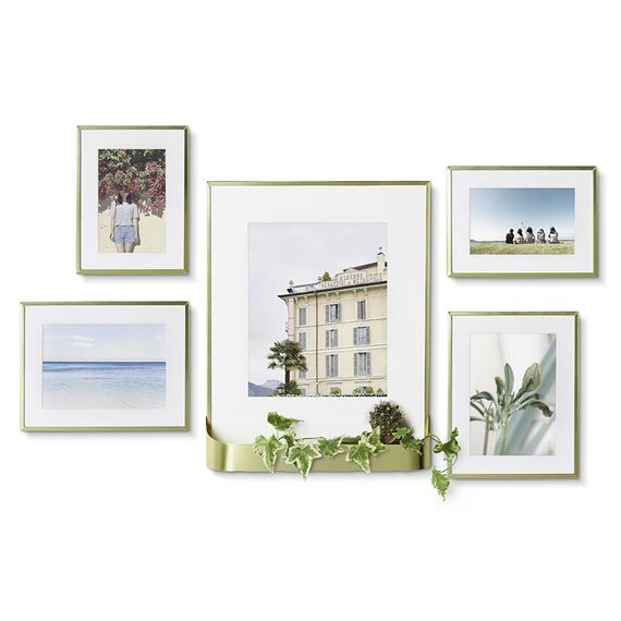 Набор из 5 фоторамок Matinee золотистый, Umbra, изображение 3
