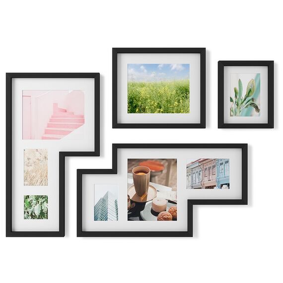 Набор из 4 фоторамок Mingle Gallery черный, Umbra, изображение 4