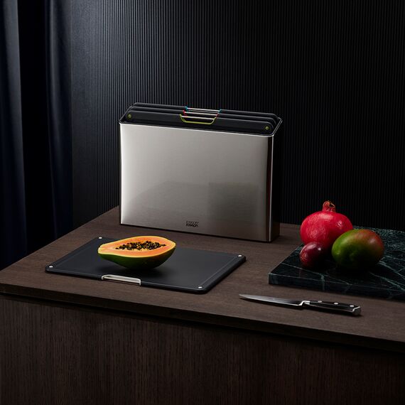 Набор разделочных досок Folio Steel нержавеющая сталь, Joseph Joseph, изображение 17