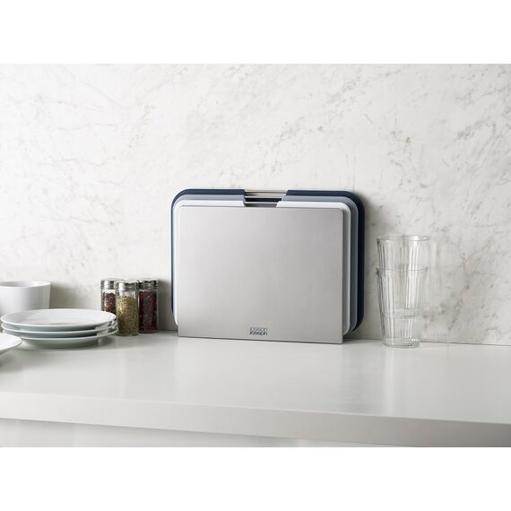 Набор из 3 разделочных досок Nest Large серый, Joseph Joseph, изображение 2