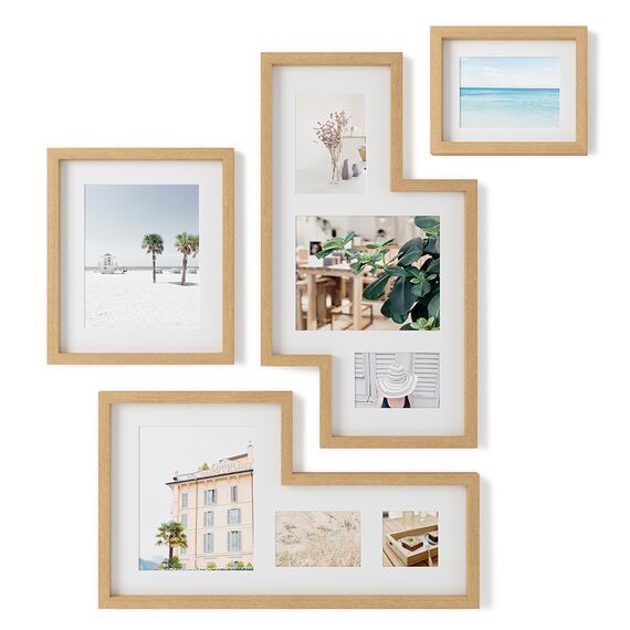 Набор из 4 фоторамок Mingle Gallery дерево, Umbra, изображение 6