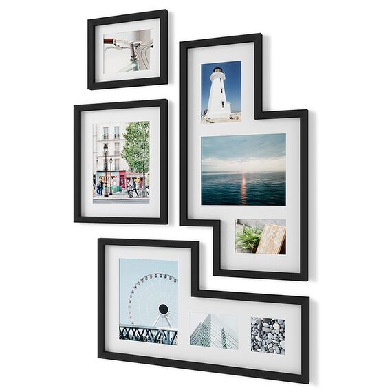 Набор из 4 фоторамок Mingle Gallery черный, Umbra, изображение 7