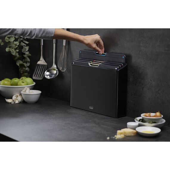 Набор разделочных досок Folio Steel черный, Joseph Joseph, изображение 8