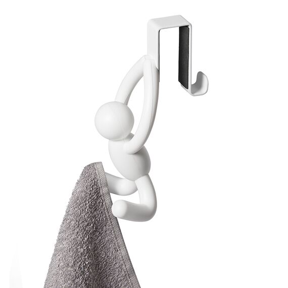 Набор из 2 надверных крючков Buddy белый, Umbra, изображение 2