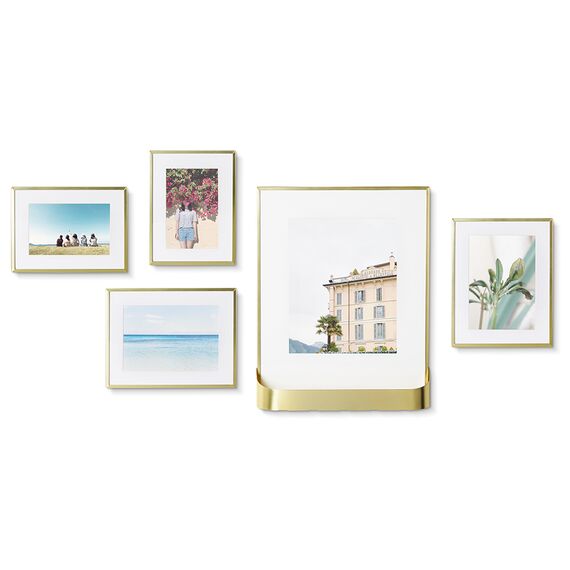Набор из 5 фоторамок Matinee золотистый, Umbra, изображение 5