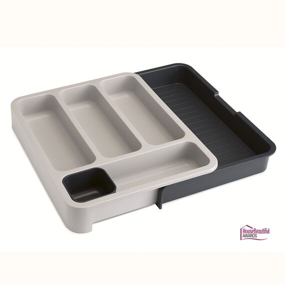 Органайзер для столовых приборов DrawerStore™ раздвижной серый, Joseph Joseph, изображение 6