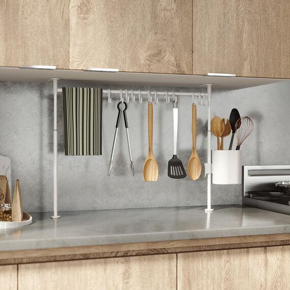 Органайзер кухонный Anywhere, 20 крючков, белый, Umbra, изображение 6