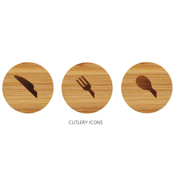 Органайзер для столовых приборов DrawerStore Bamboo деревянный, Joseph Joseph, изображение 8