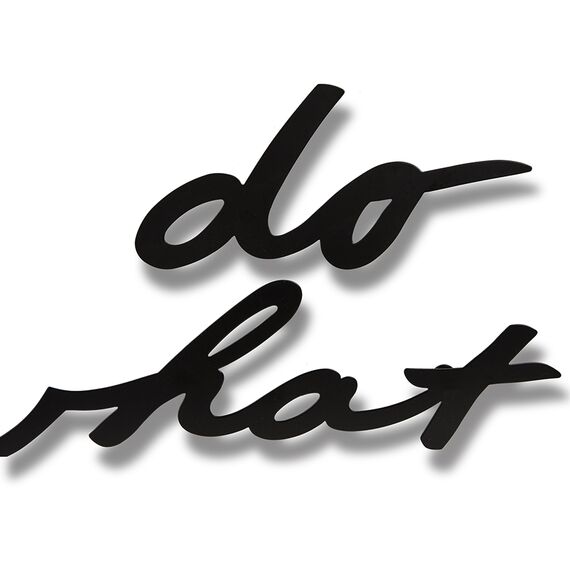 Надпись декоративная Do what you love настенная черная, Umbra, изображение 5