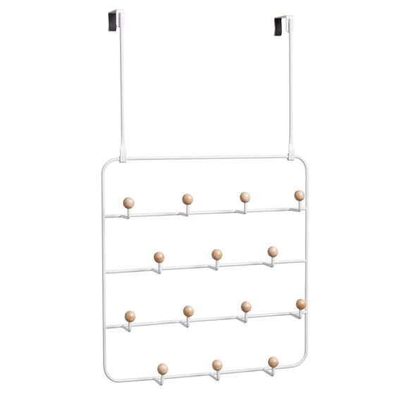 Органайзер для аксессуаров ESTIQUE с надверными креплениями белый, Umbra