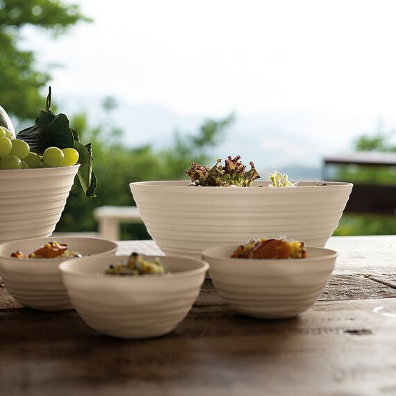 Салатник Tierra, 25 см, бежево-розовый, Guzzini, изображение 3