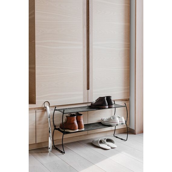 Полка для обуви Imelda черная, Umbra, изображение 7