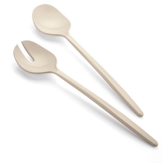 Приборы для салата Tierra, бежевые, 2 шт., Guzzini