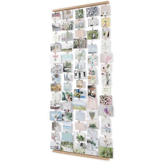 Панно с зажимами для 80 фотографий Hangit дерево, Umbra