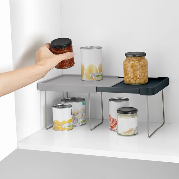 Полка CupboardStore раздвижная серая, Joseph Joseph, изображение 3