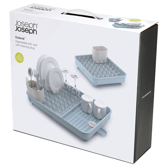Сушилка для посуды раздвижная Extend, голубая, Joseph Joseph, изображение 8