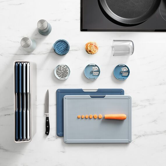 Терка спиралайзер с тремя лезвиями и контейнером для хранения Spiro Sky, Joseph Joseph, изображение 13