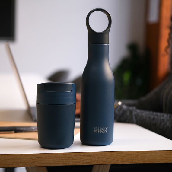 Термобутылка Loop, 500 мл, синяя, Joseph Joseph, изображение 4