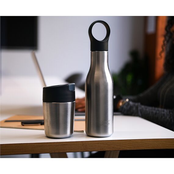 Термобутылка Loop, 500 мл, антрацит, Joseph Joseph, изображение 3