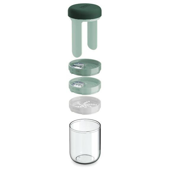 Терка спиралайзер с тремя лезвиями и контейнером для хранения Spiro Sage, Joseph Joseph, изображение 8