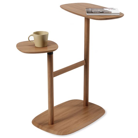 Столик приставной Swivo светлый орех, Umbra