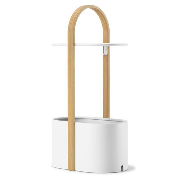 Приставной столик с отсеком для хранения Bellwood белый-натуральное дерево, Umbra, изображение 7