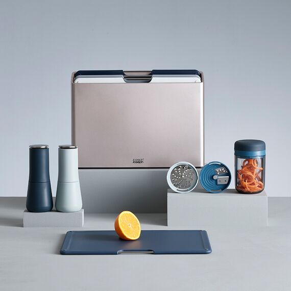 Терка спиралайзер с тремя лезвиями и контейнером для хранения Spiro Sky, Joseph Joseph, изображение 11