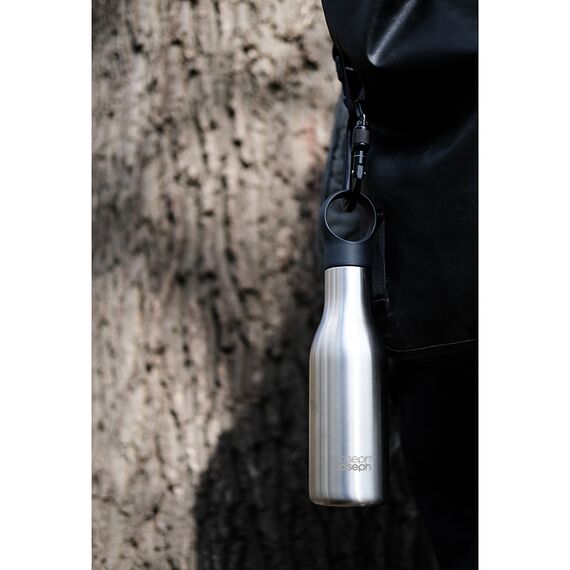 Термобутылка Loop, 500 мл, антрацит, Joseph Joseph, изображение 5