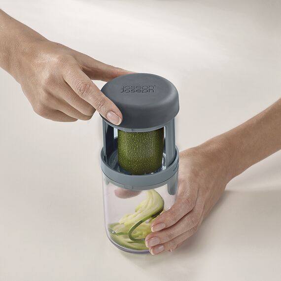 Терка спиралайзер с тремя лезвиями и контейнером для хранения Spiro Sky, Joseph Joseph, изображение 4