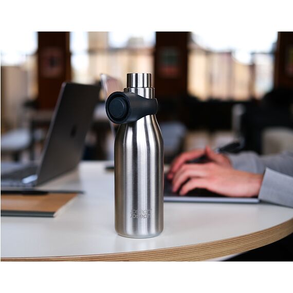 Термобутылка Loop, 500 мл, антрацит, Joseph Joseph, изображение 4