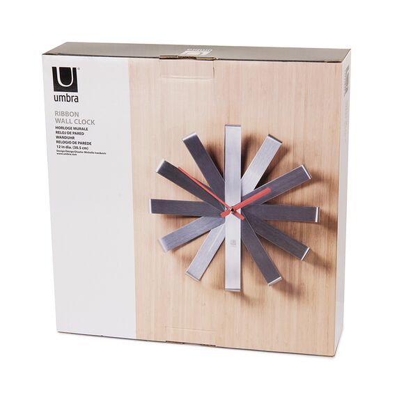 Часы настенные Ribbon сталь, Umbra, изображение 7