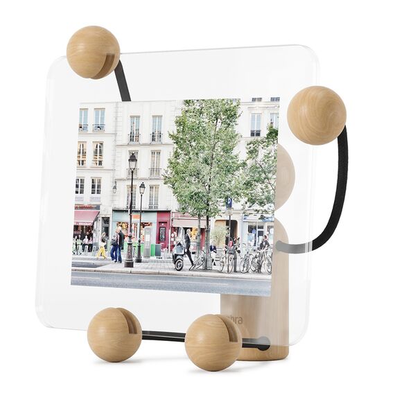 Фоторамка деревянная Woody 12х17 см светлое дерево, Umbra, изображение 3