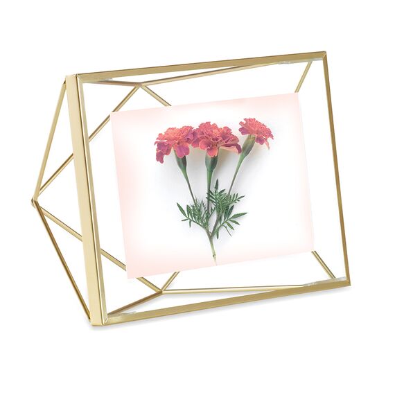 Фоторамка Prisma 10х15 золотистая, Umbra