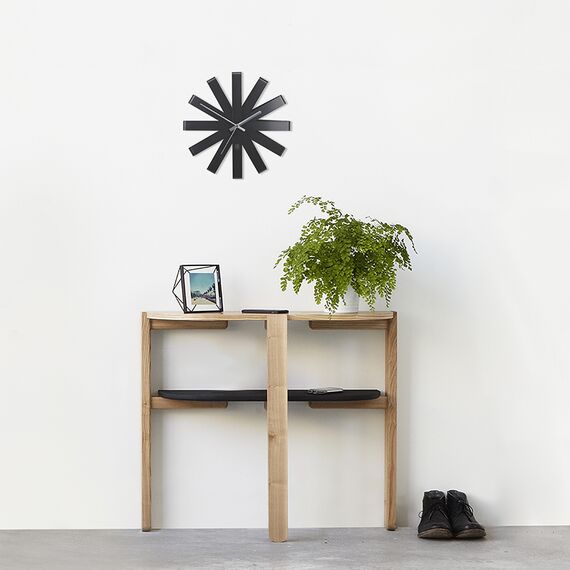 Часы настенные Ribbon чёрныe, Umbra, изображение 3