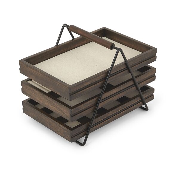 Шкатулка для украшений TERRACE орех, Umbra, изображение 2