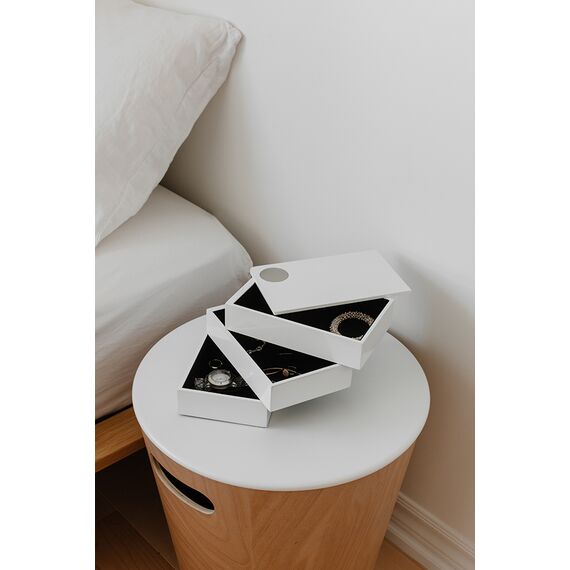 Шкатулка Spindle белая, Umbra, изображение 4