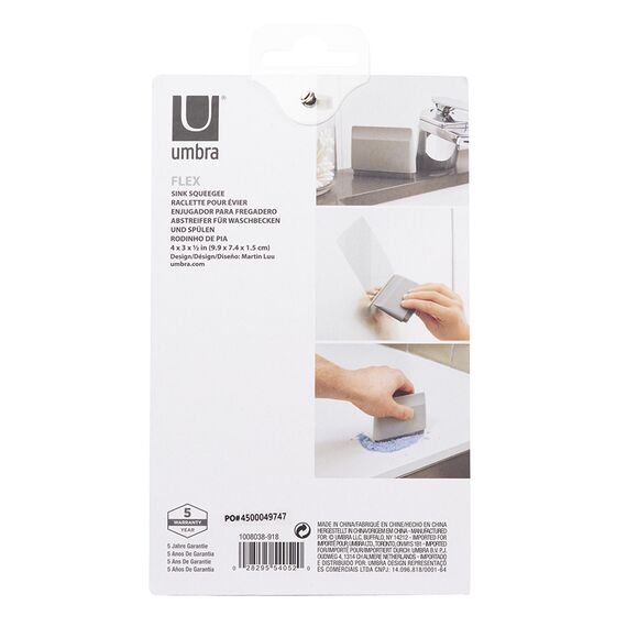 Щётка со скребком Flex серая, Umbra, изображение 9