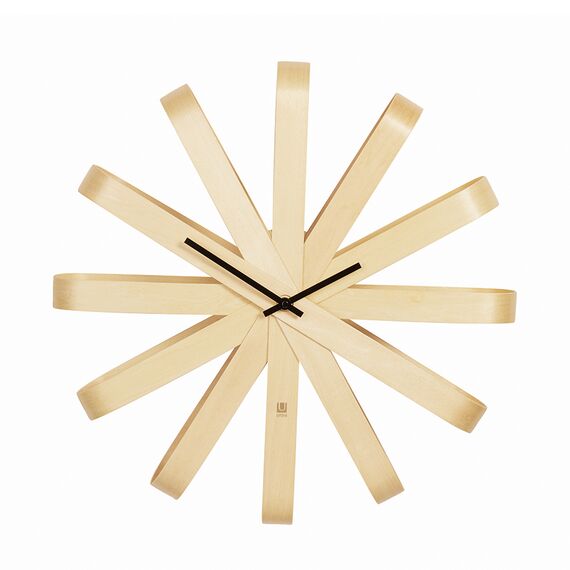 Часы настенные Ribbon дерево, Umbra, изображение 4