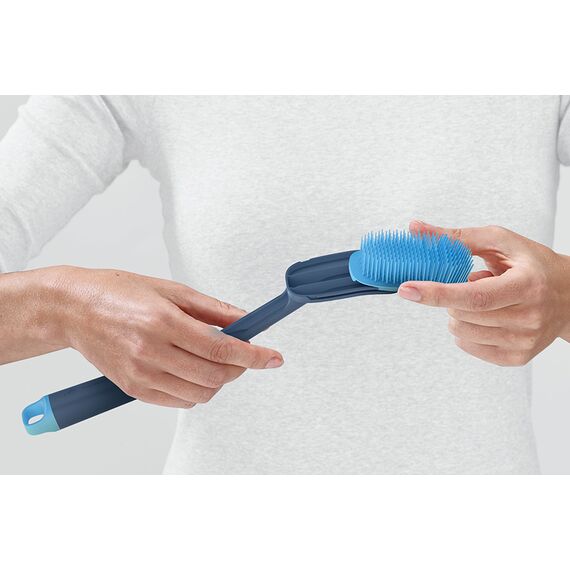 Щетка для мытья посуды CleanTech с запасной насадкой синяя, Joseph Joseph, изображение 3