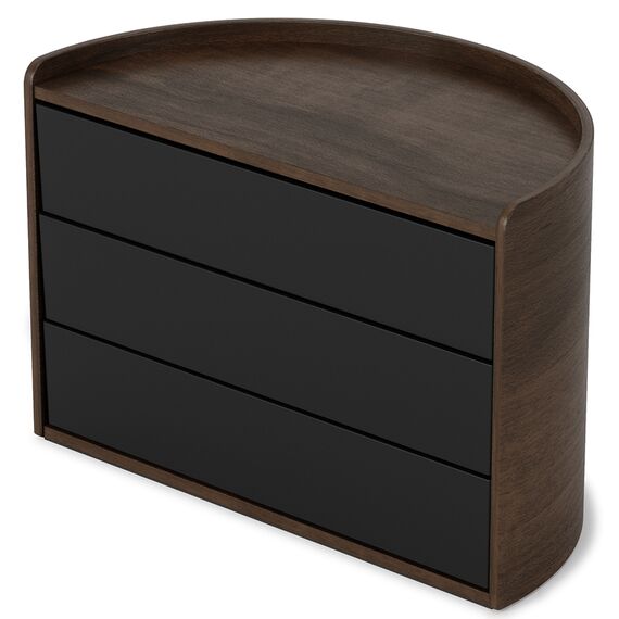 Шкатулка для украшений MOONA черная-орех, Umbra, изображение 5