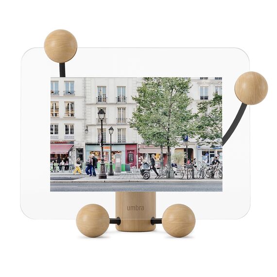 Фоторамка деревянная Woody 12х17 см светлое дерево, Umbra, изображение 4