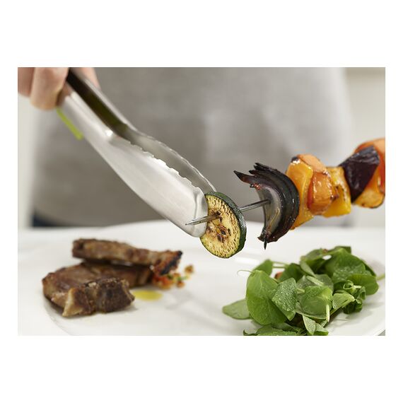 Щипцы кухонные Elevate Steel зеленые, Joseph Joseph, изображение 2