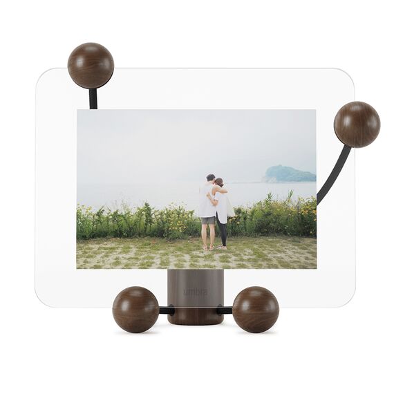 Фоторамка деревянная Woody 12х17 см темное дерево, Umbra, изображение 3