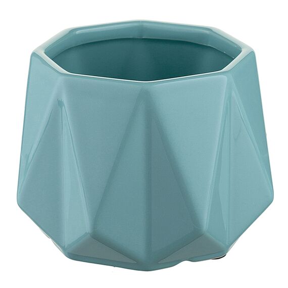 Горшок цветочный Rhombus, 12,5 см, голубой, Liberty Jones, изображение 4