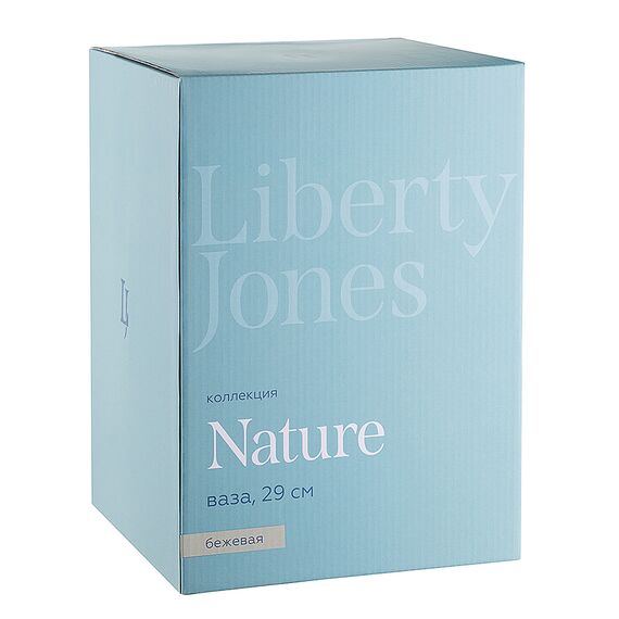 Ваза Nature, 29 см, бежевая, Liberty Jones, изображение 11